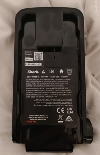 Shark battery xbatr725eu black - shark,