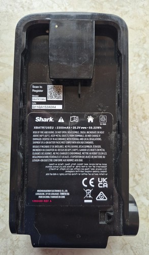 Shark battery xbatr725eu for - shark,