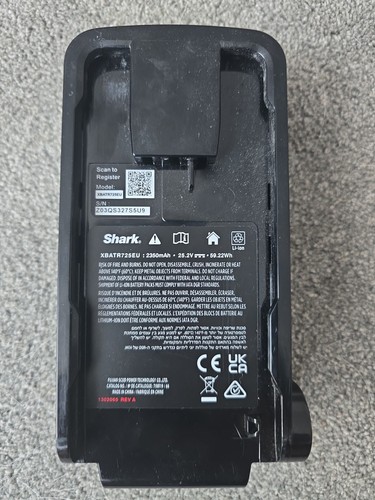 Shark xbatr725eu battery - shark,